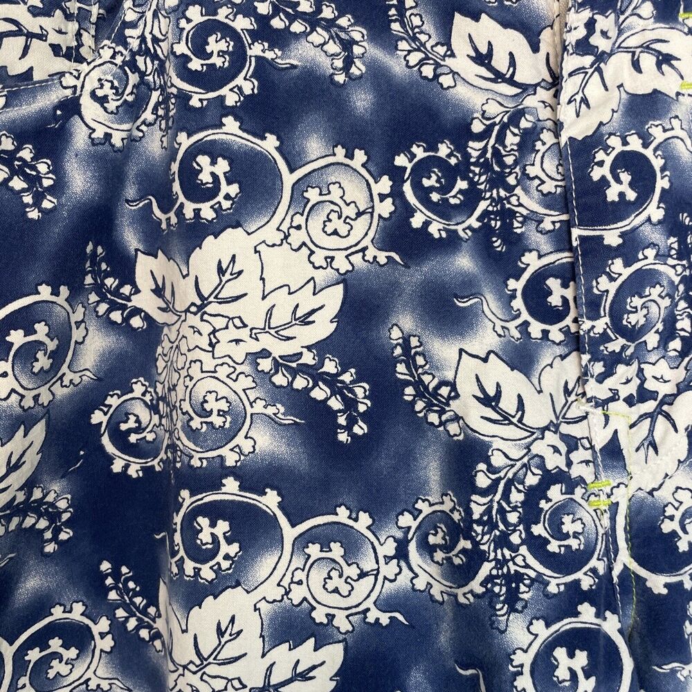 Enyce Clothing Co. Floral Shorts Pockets 90's Hip Hop Blue White Men's Size 40 - Picture 4 of 16